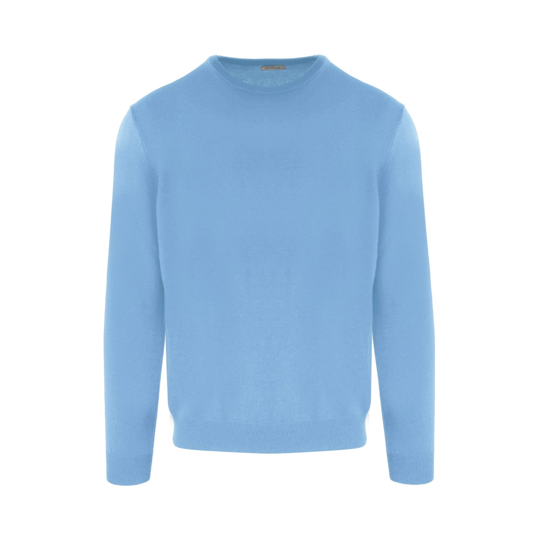 Malo Light Blue Cashmere Sweater - Fizigo