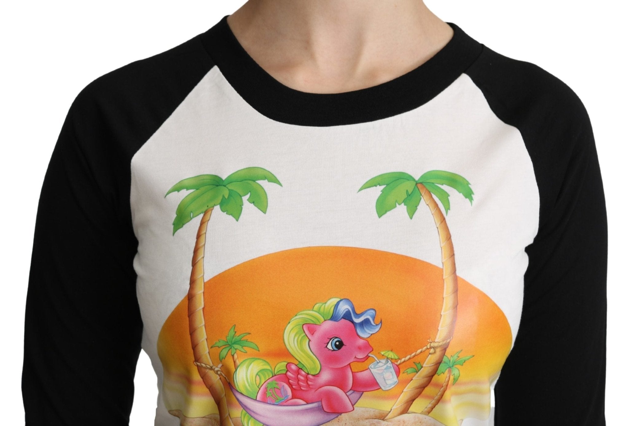 Moschino White Cotton T-shirt My Little Pony Top Tshirt - Fizigo