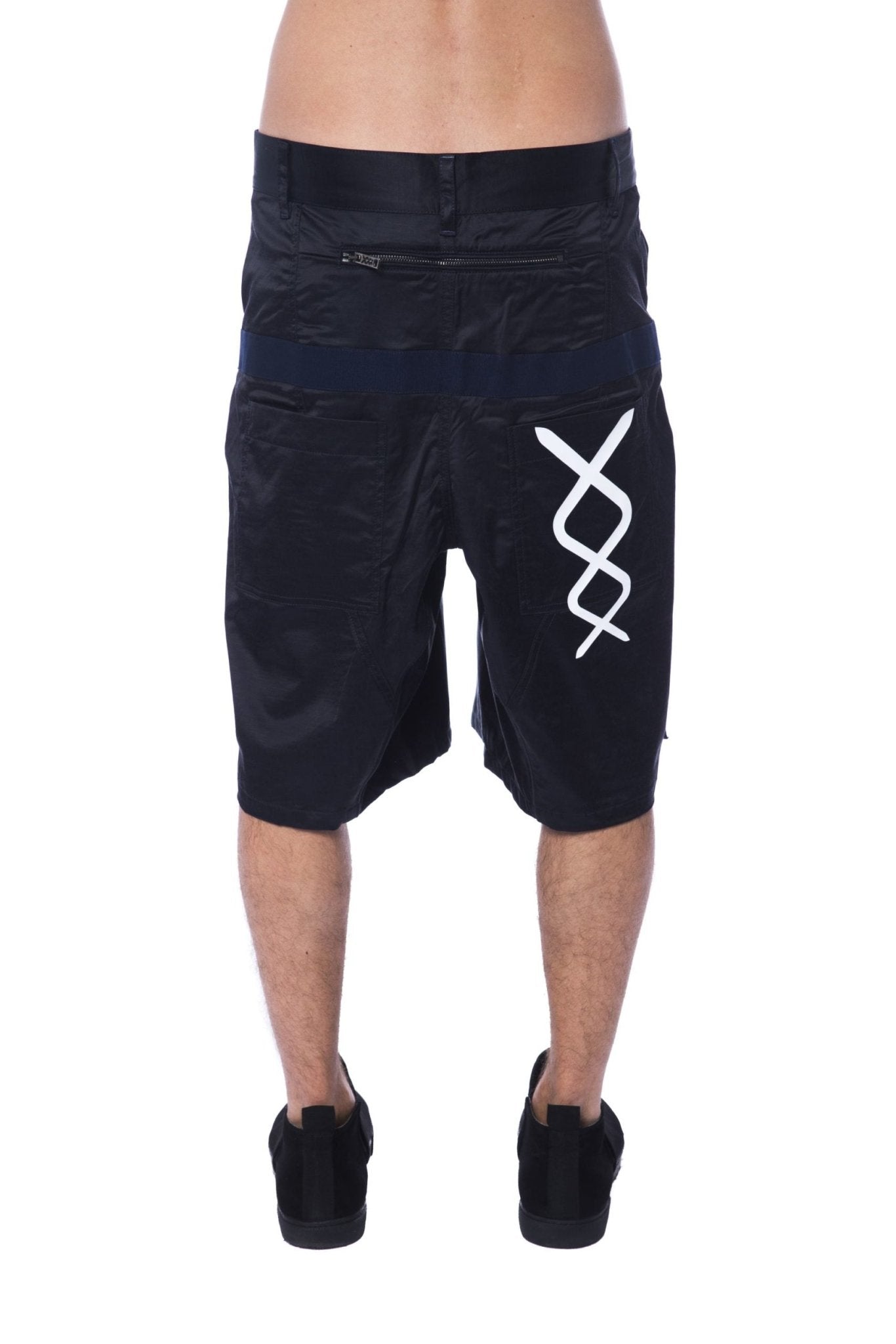 Nicolo Tonetto Black Cotton Short - Fizigo