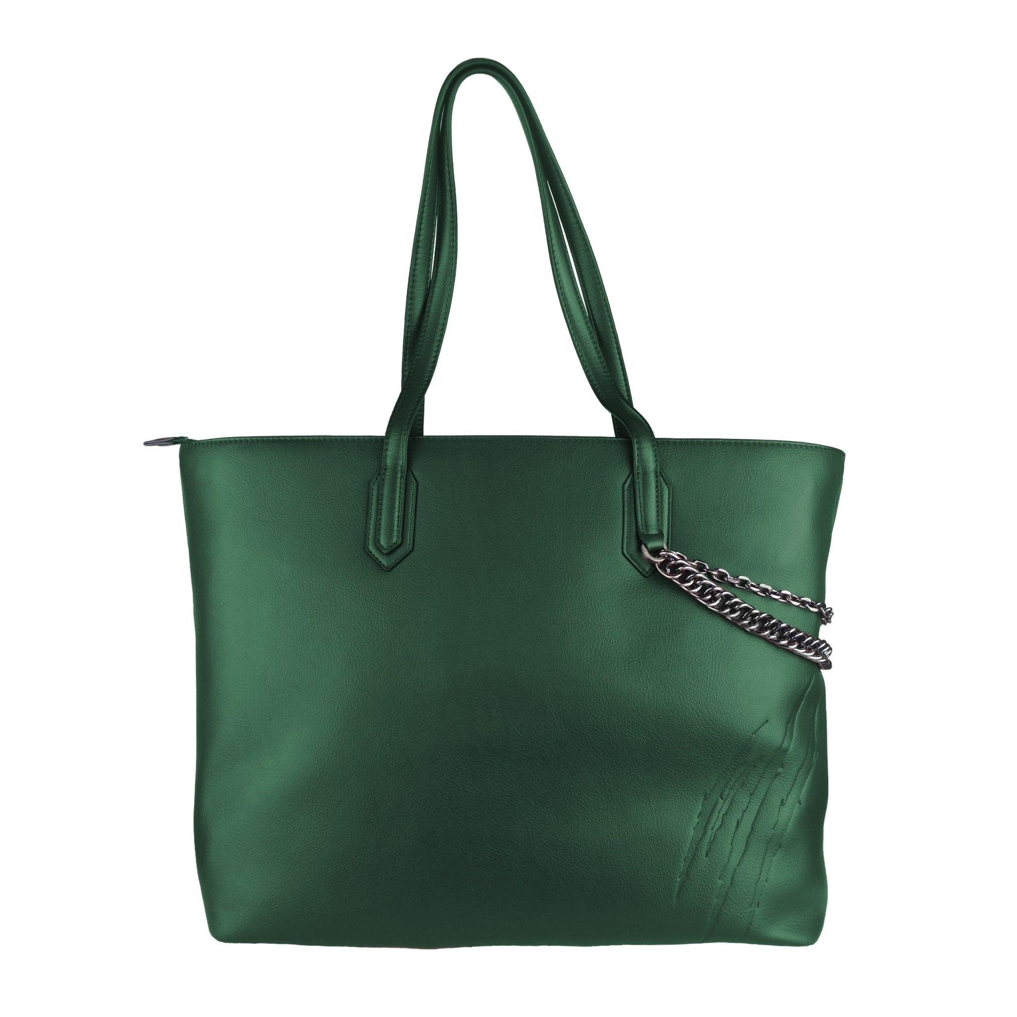 Plein Sport Green Polyurethane Shoulder Bag - Fizigo