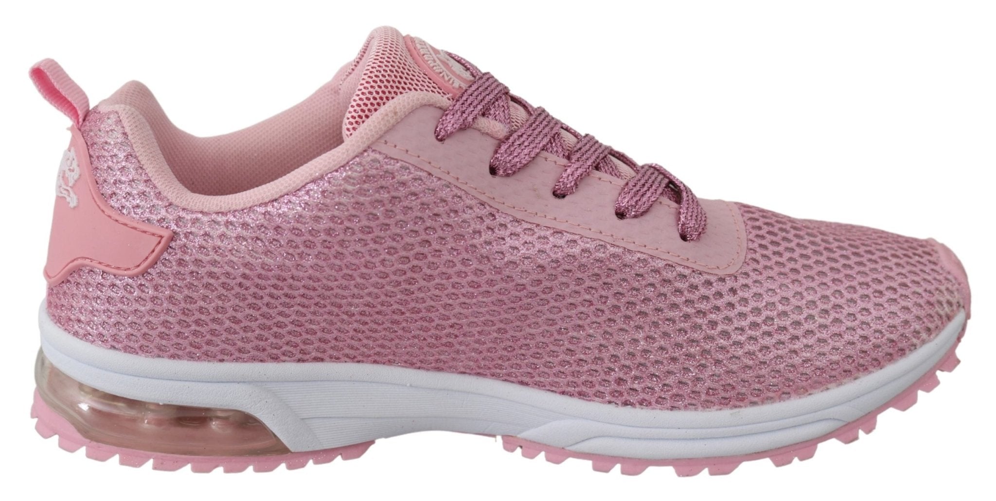 Plein Sport Pink Blush Polyester Gretel Sneakers Shoes - Fizigo