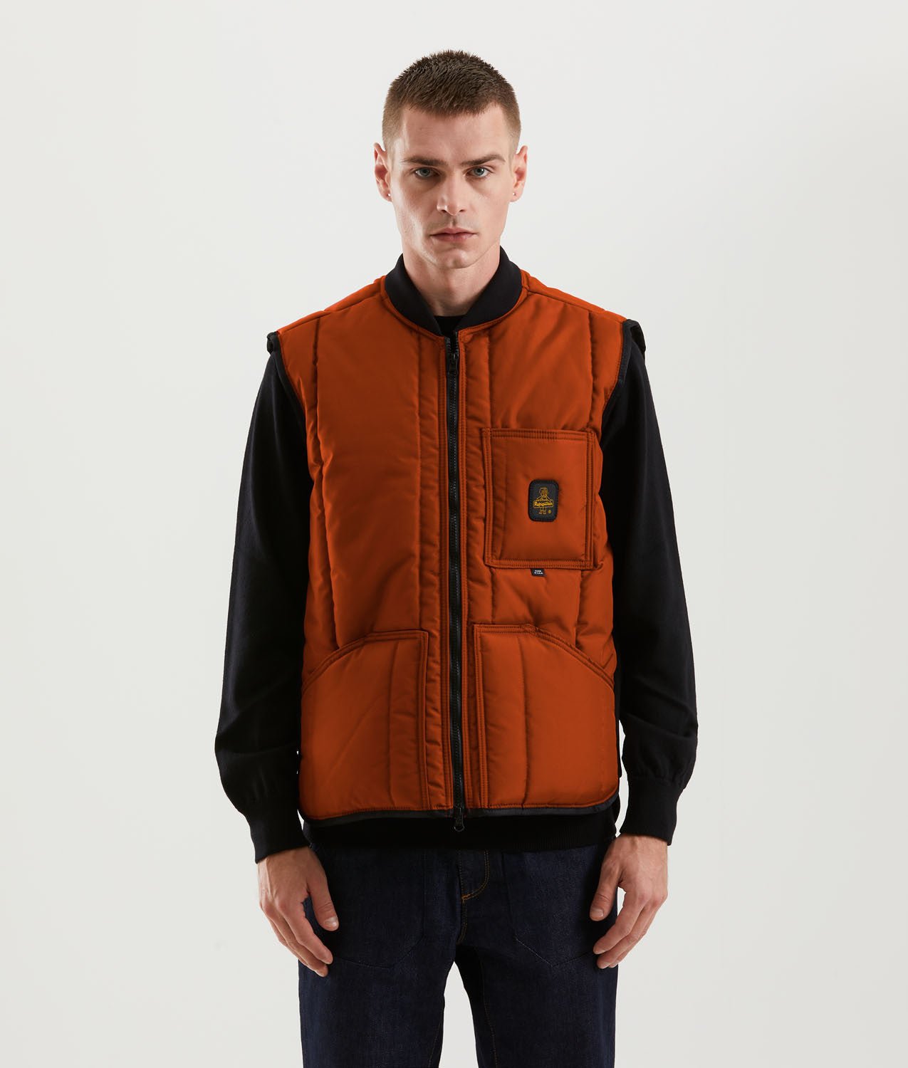 Refrigiwear Orange Polyester Jacket - Fizigo