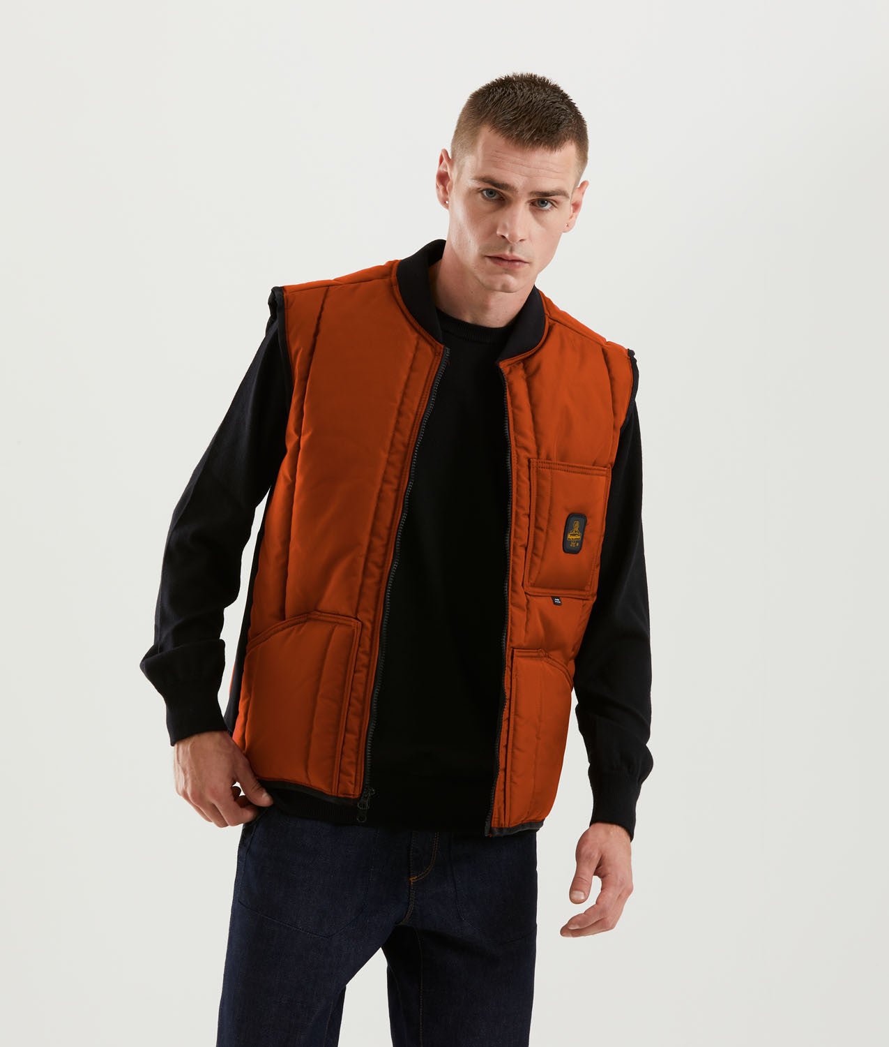 Refrigiwear Orange Polyester Jacket - Fizigo