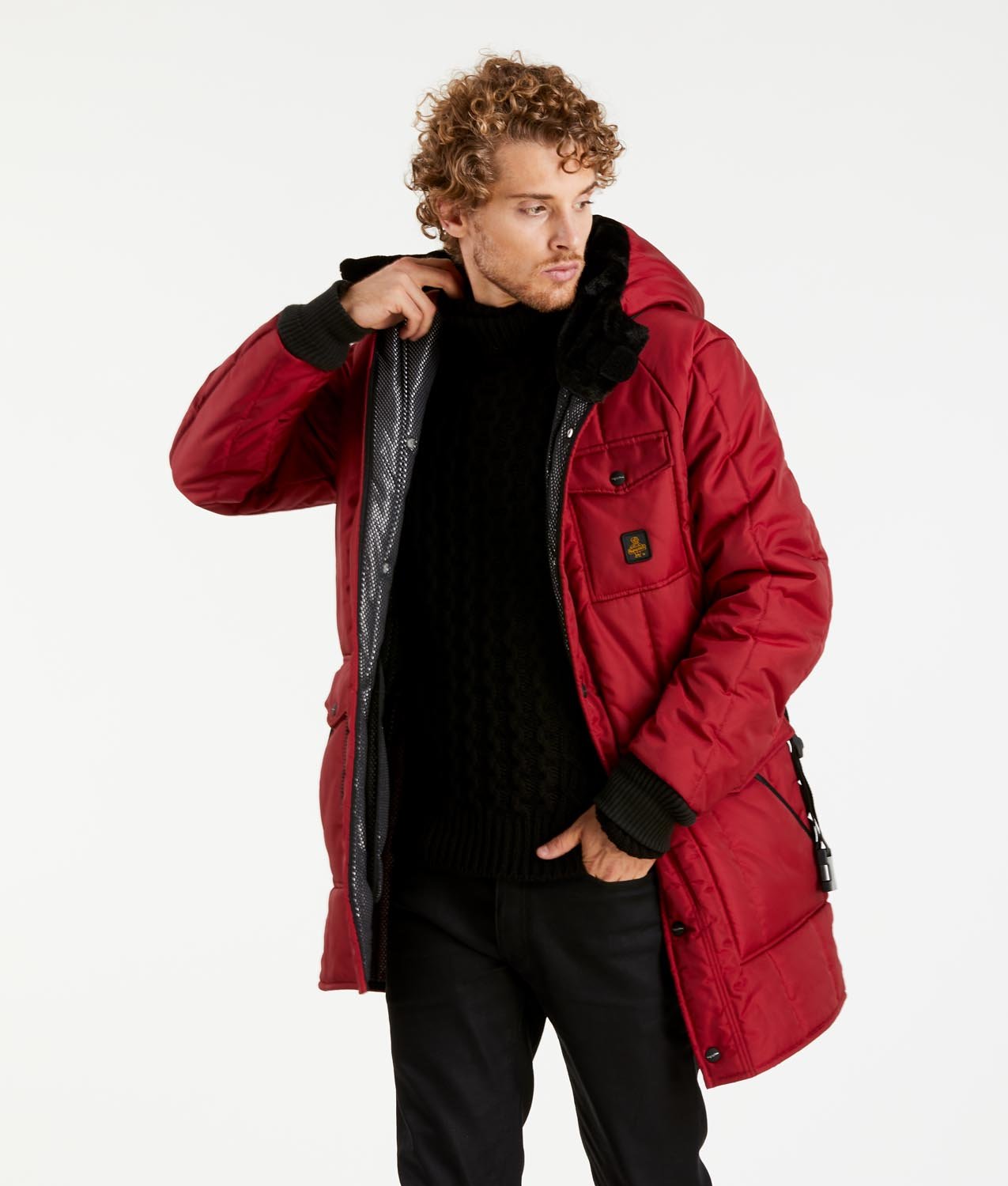 Refrigiwear Red Polyamide Jacket - Fizigo