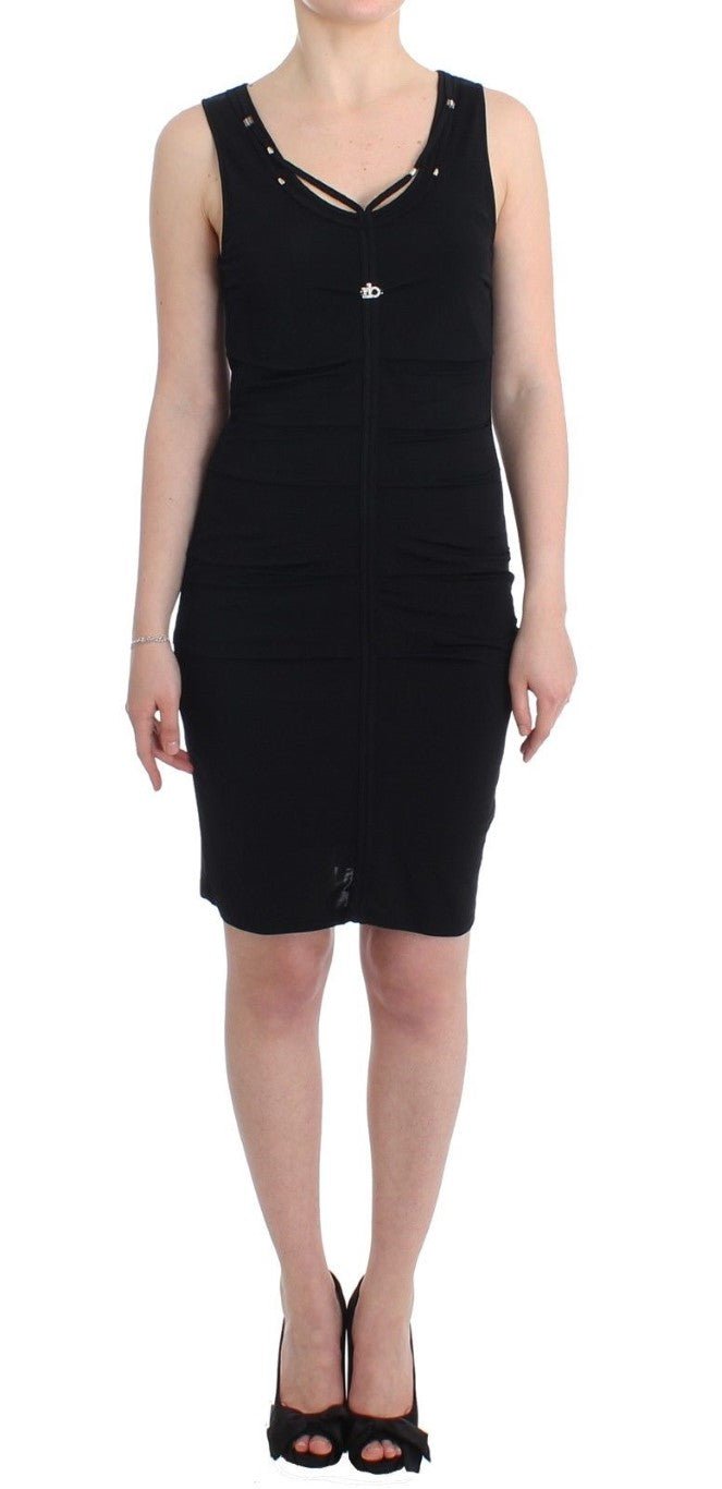 Roccobarocco Black pencil sheath dress - Fizigo