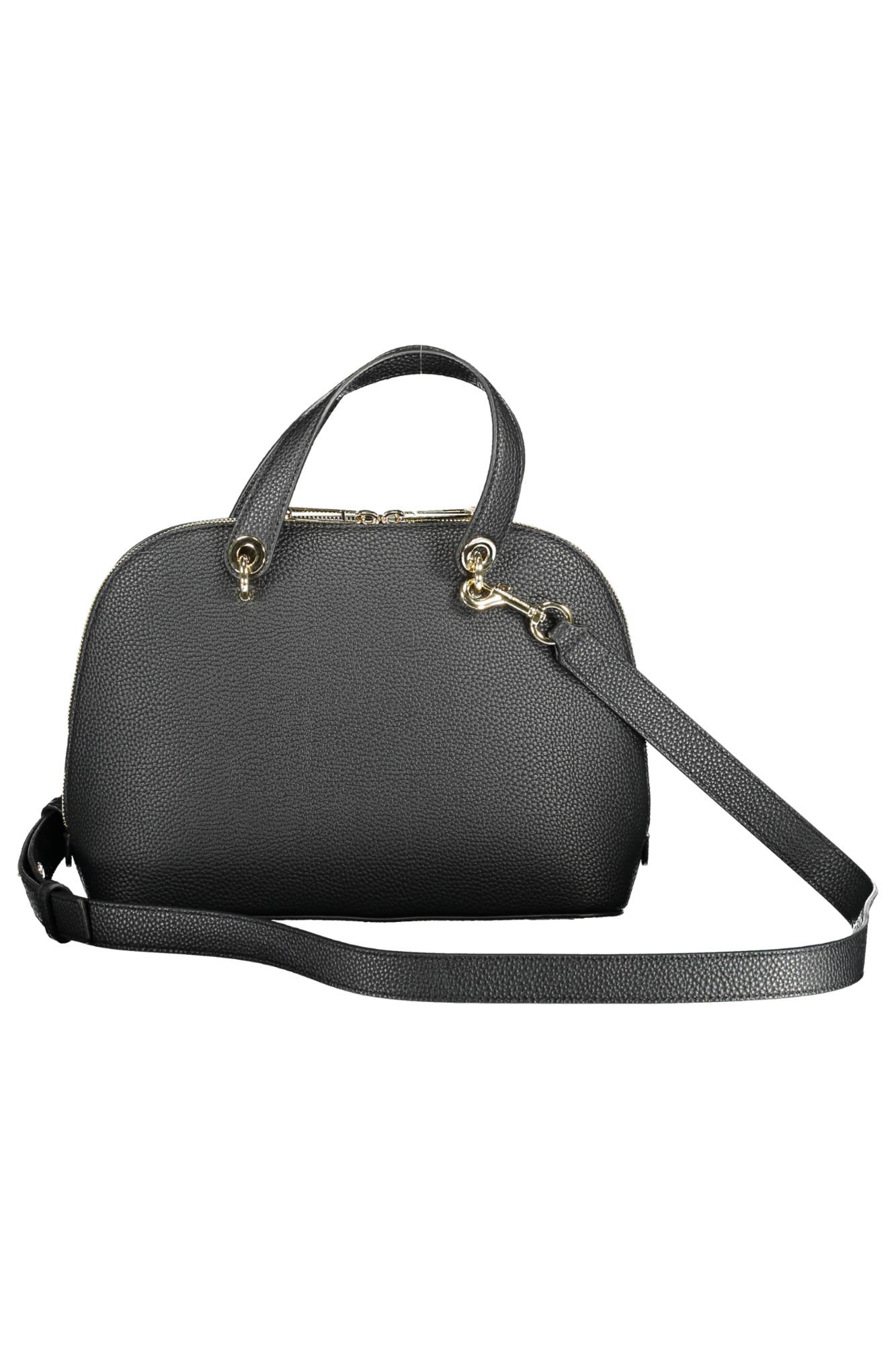 Tommy Hilfiger Black Polyurethane Handbag - Fizigo