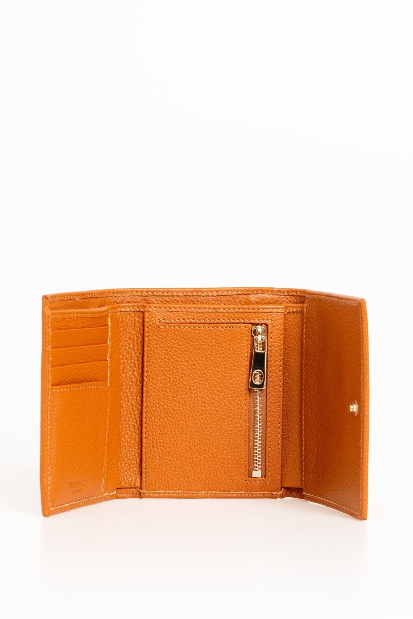 Trussardi Beige Leather Wallet - Fizigo