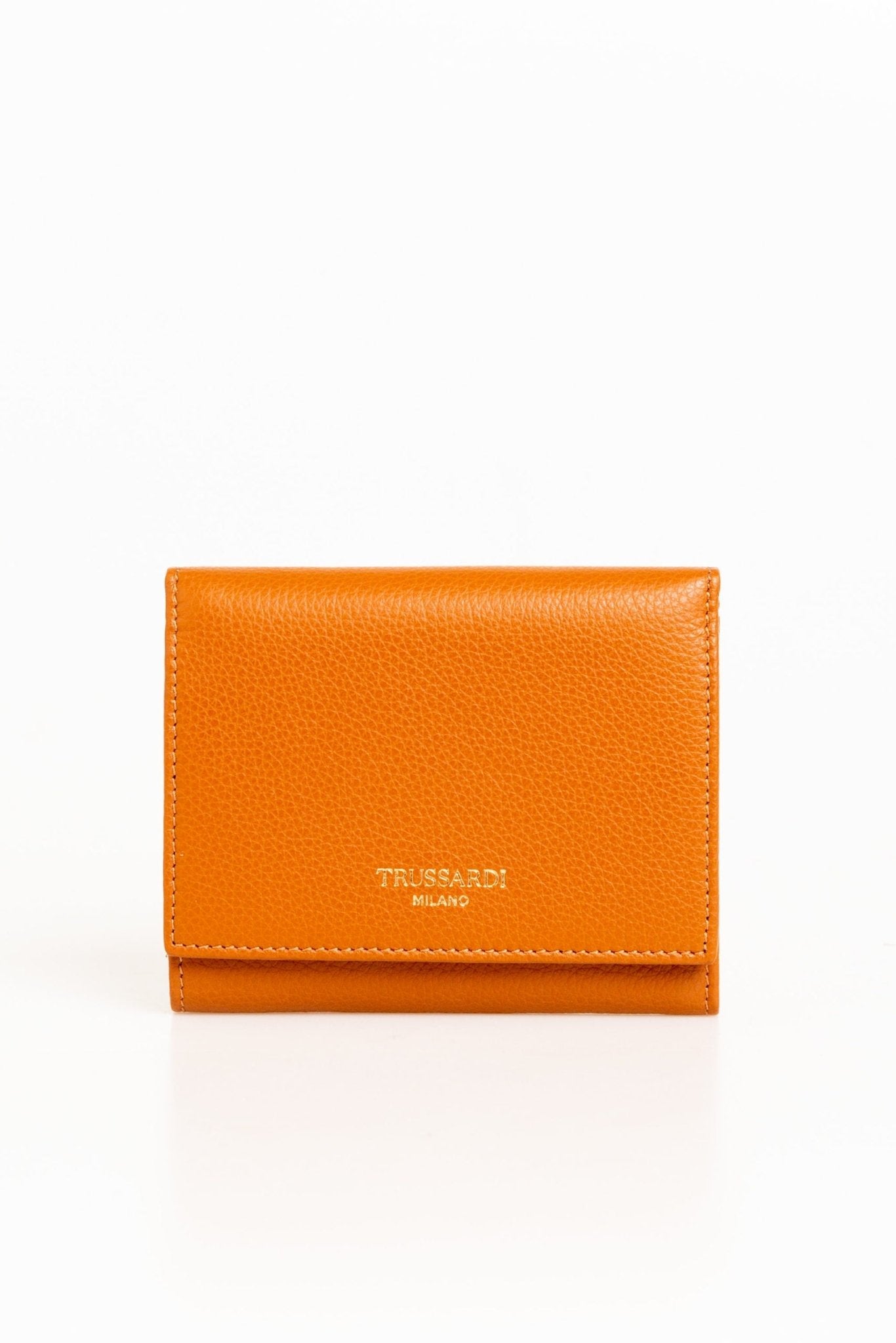 Trussardi Beige Leather Wallet - Fizigo